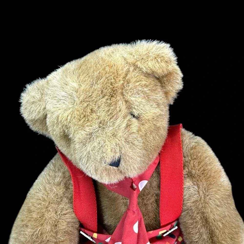 Vermont Teddy Bear Hobo‎ Clown w/ Suspenders And Tie W/ Original Tags 1993